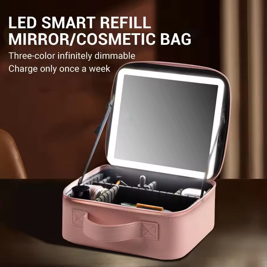 COSMETIC BOX WITH MIRROR