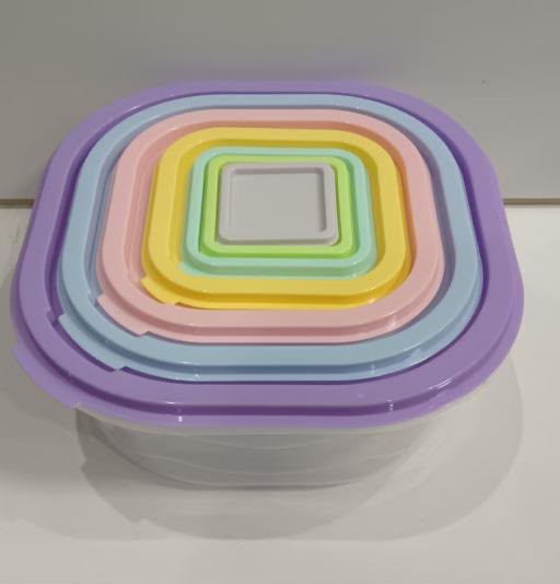 7Pcs Square Food Basket